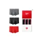 Dark Gray/Black/Red (Gift Box Set)