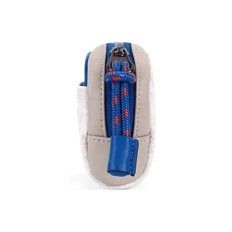 COACH Pacer Canvas Coin Purse Mini Men's White & Blue-3