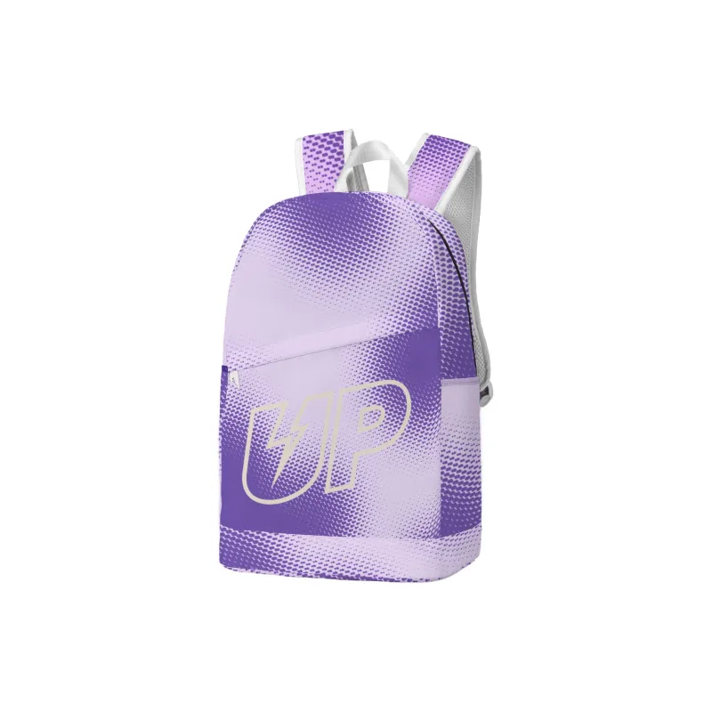 TURN UP Polyester Backpack Laptop Bag Unisex Purple-1