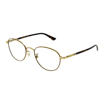 GUCCI Eyeglass Frames Men Tortoiseshell