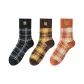 3 Pack (MYM041-B Set: Black Pine Green Plaid+Coffee Yellow Plaid+Orange White Plaid)