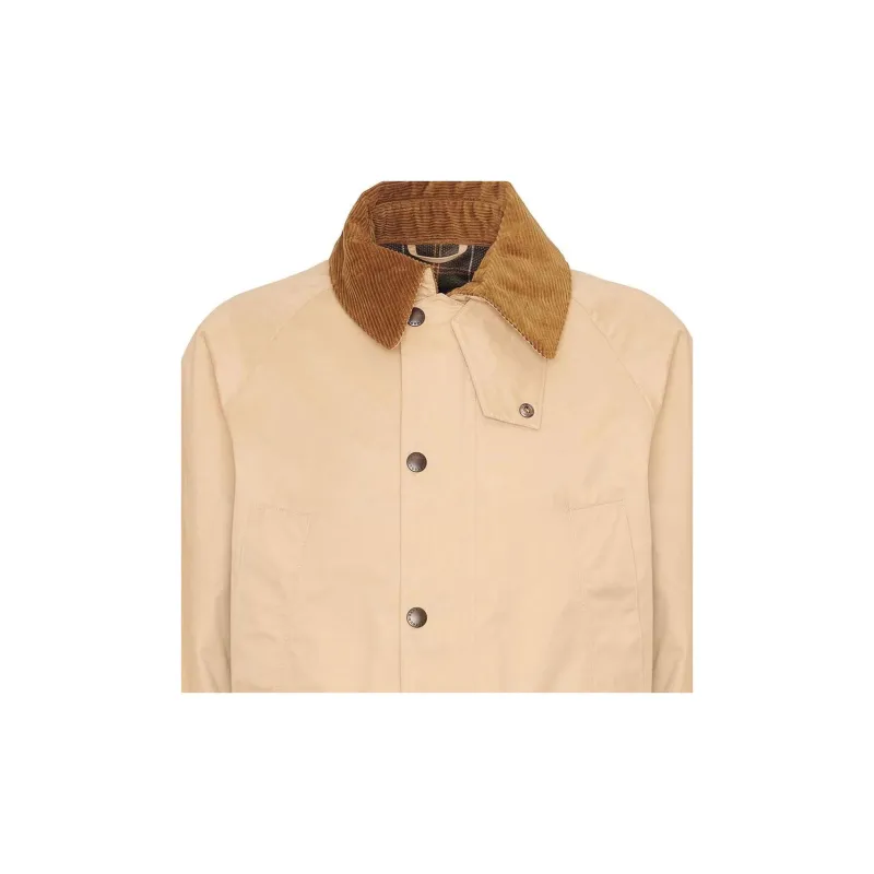 BARBOUR Peached Oversized Bedale Casual Jacket Jackets & Coats Men's Beige-4