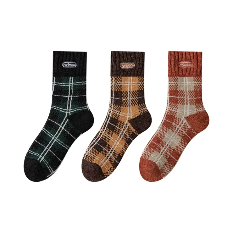 MIIOW Mid Calf Socks Unisex 3 Pack-5