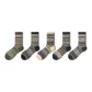 Men's Vintage Crew Socks D Set-5 Pack
