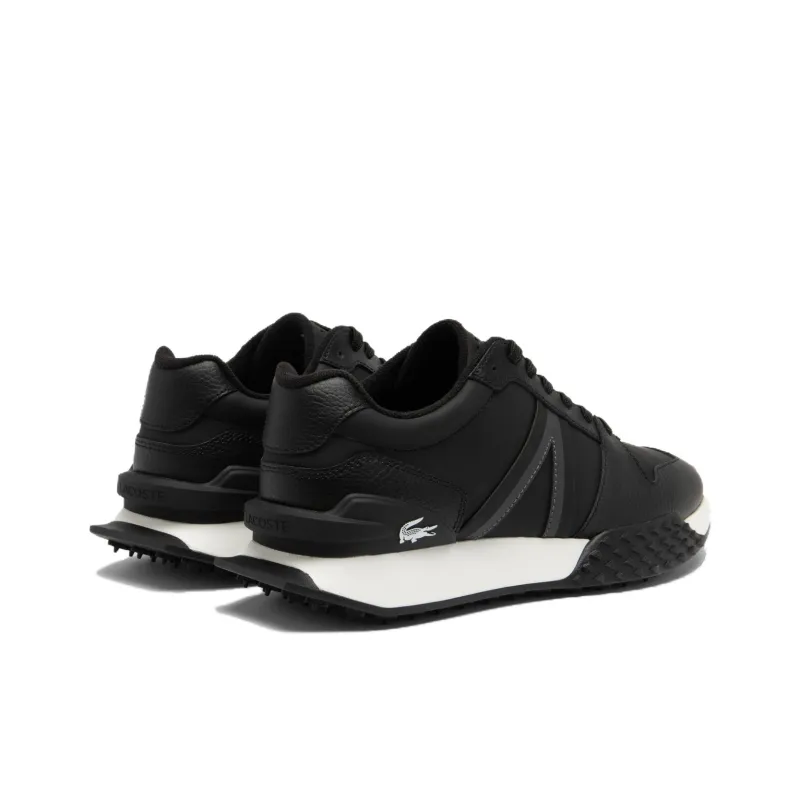 LACOSTE L Spin Deluxe 2.0 Slip Resistant Low Top Casual Shoes Men's Black White-2