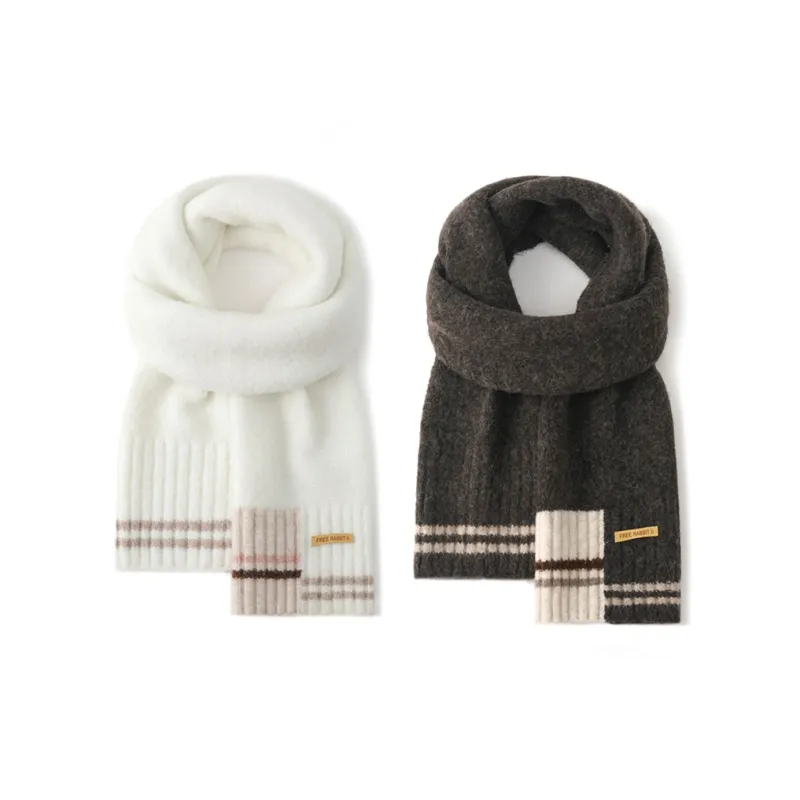 FREE RABBITⅡ Fall And Winter Soft And Warm Skin Friendly Cold Resistant Yarn Scarf Unisex-17
