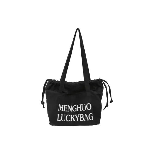Travel Cotton Shoulder Bag Unisex Black White Red/Yellow/Khaki/Blue