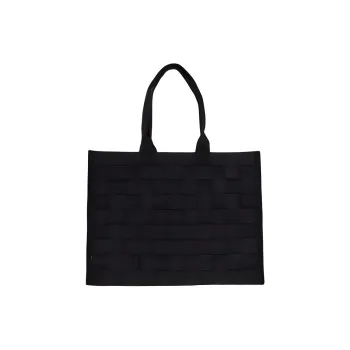 Supreme Jacquard Tote Bag Shopping Bag Handbag Regular Unisex Black