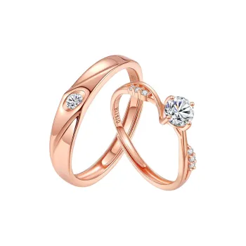QIDUYINSHI S925 Silver Rings Unisex