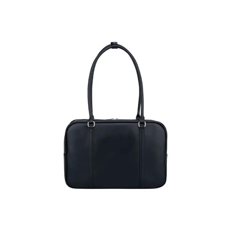 Kappa Polyurethane Handbag, Shoulder Bag Regular Unisex Classic Black-2