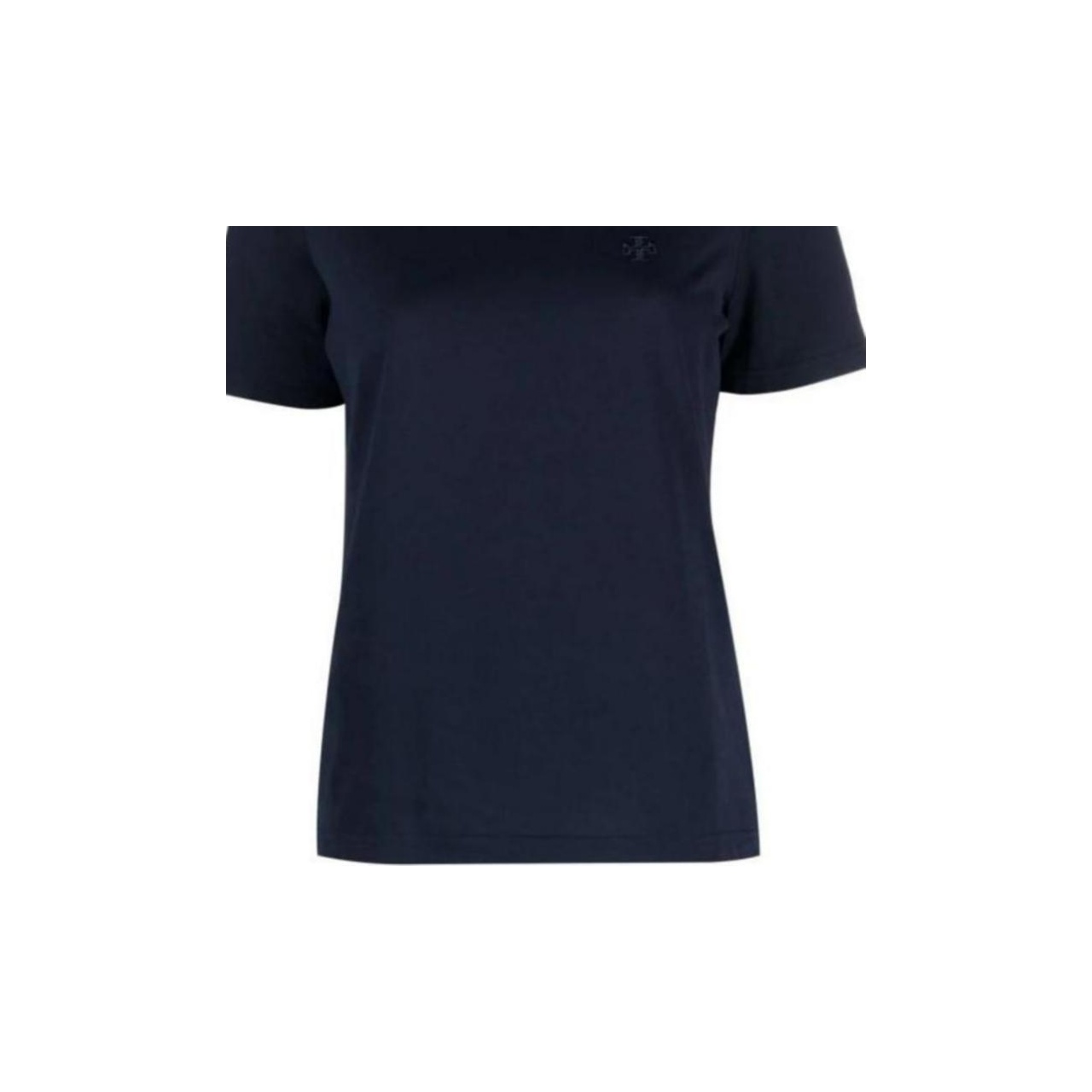 【送料&関税込】Tory Burch Logo Embellished Crewneck T-shirt Embellished Logo T-Shirt, French Cream | Tory Burch KW