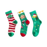 3 Pack (C Set-Five-Pointed Star Elderly Head+Gingerbread Man+Red and White Stripes Tree)
