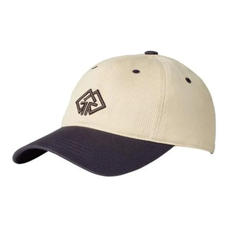GRAIN DE BEAUTE Cotton Baseball Caps Unisex Ecru/Gray-0