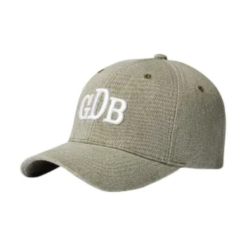 GRAIN DE BEAUTE Cotton Baseball Caps Unisex Green