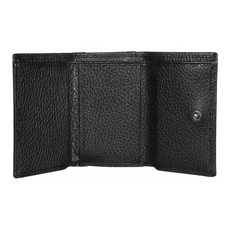 GUCCI Marmont Leather Wallet Medium Size Women's Black-2