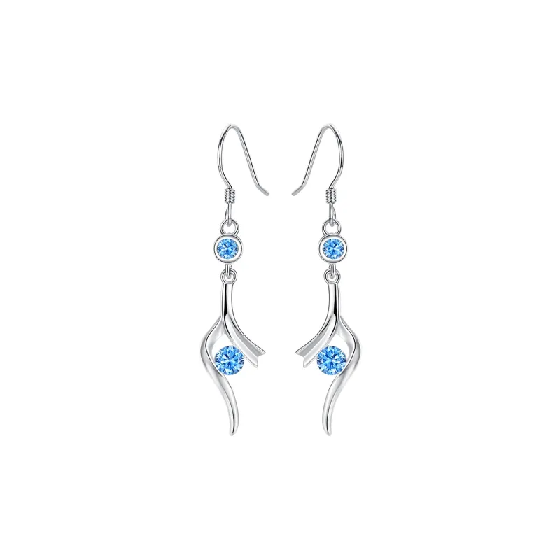 ZUOHUO S999 Silver Earrings Women's-0
