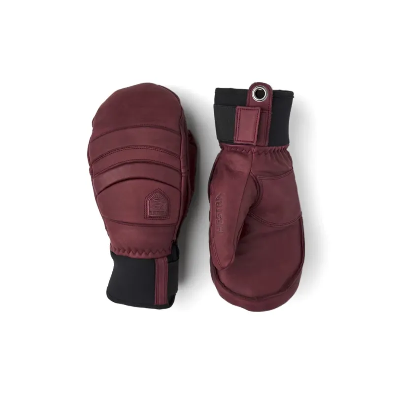 HESTRA Polyester Cow Leather Sports Gloves Women's Red-0