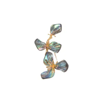 Marco Bizzarri Copper Coat Anti Flash Pin Unique Design Accessories Brand Luxe Design Chest Flower Women's