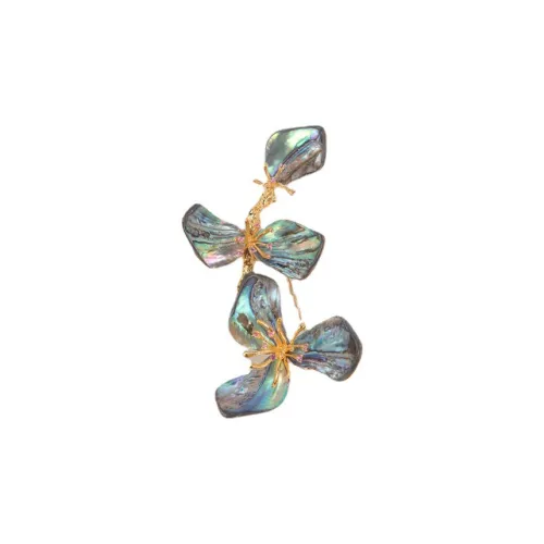 Marco Bizzarri Copper Coat Anti Flash Pin Unique Design Accessories Brand Luxe Design Chest Flower Women's