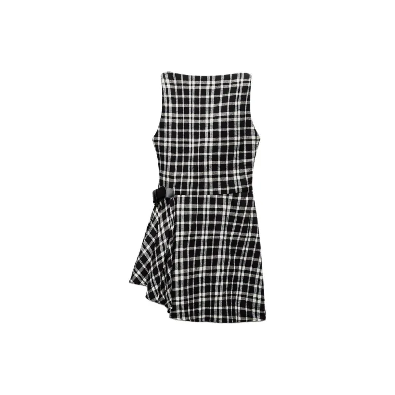 ZARA Sleeveless Dress Women's Black-1
