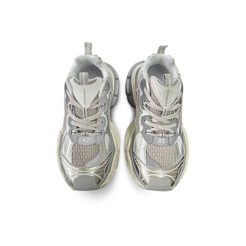 Hong Kong Meng Height Increasing Abrasion Resistant Slip Resistant Low Top Chunky Sneakers Unisex Champagne-4