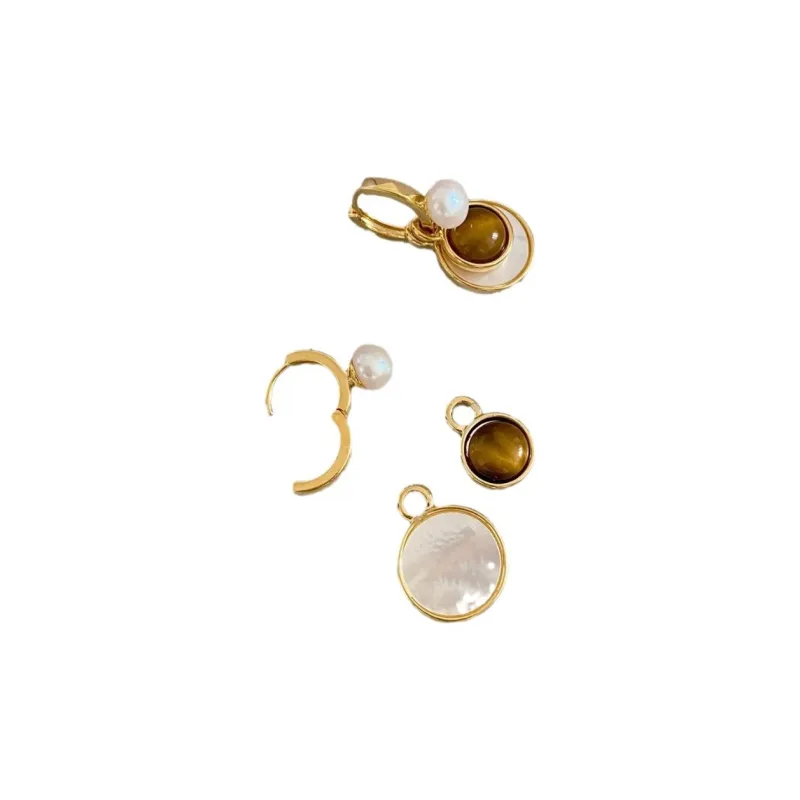 ORDI Freshwater Pearl Earrings Unisex-1