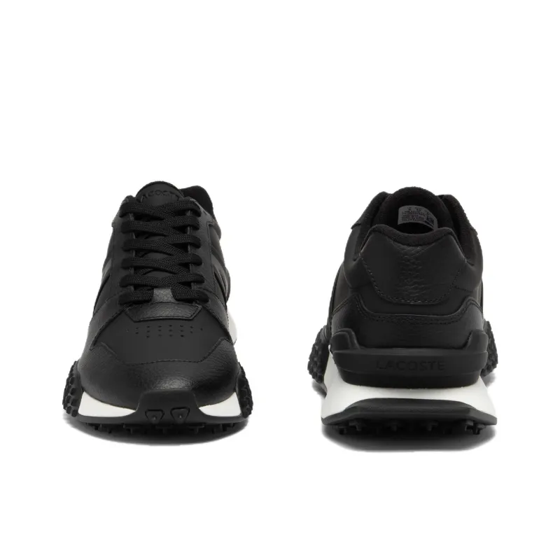 LACOSTE L Spin Deluxe 2.0 Slip Resistant Low Top Casual Shoes Men's Black White-3