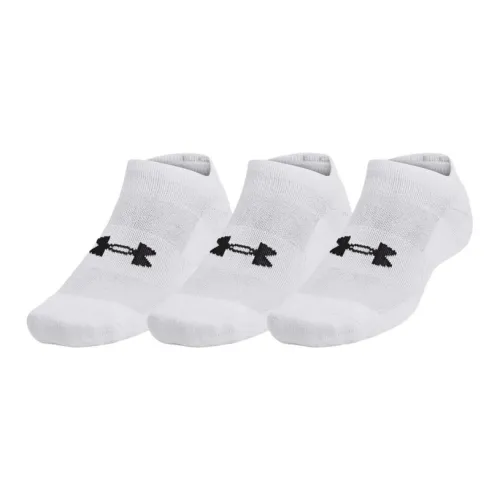 Under Armour Ankle Socks Unisex 3 Pack White