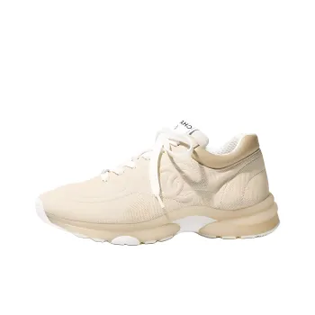 CHANEL Low Top Casual Shoes Women's Beige