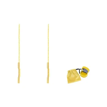 GUCCI Alloy Drop Earrings Unisex Gold
