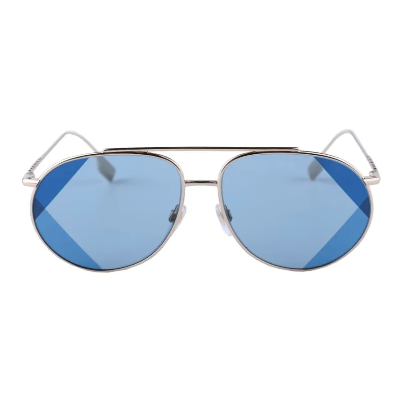 Burberry Polycarbonate Aviator Sunglasses Unisex Gold-1