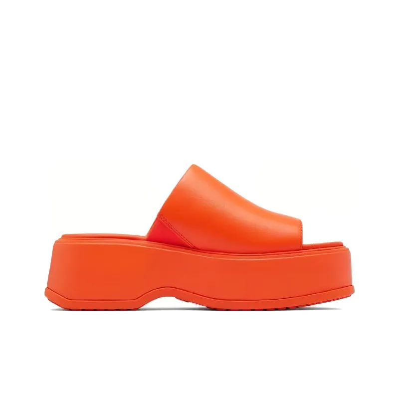 SOREL Rubber Sole Slip-Resistant Slide Slippers Women's Orange-1
