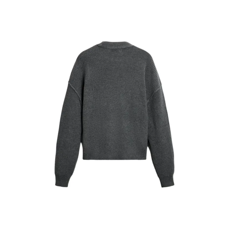 ZARA Sweater Men's Zebra Print Gray-1