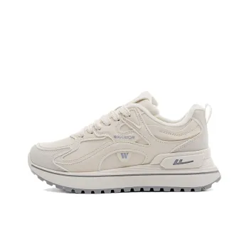 Warrior Low Top Chunky Sneakers Women's Beige Gray