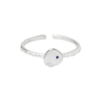 M.Wong 925 Sterling Silver Star Dot Ring Women's