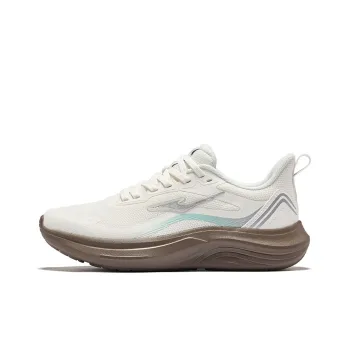 Erke Cushioning Rebound Low Top City Commute Running Shoes Women's Microcrystal White