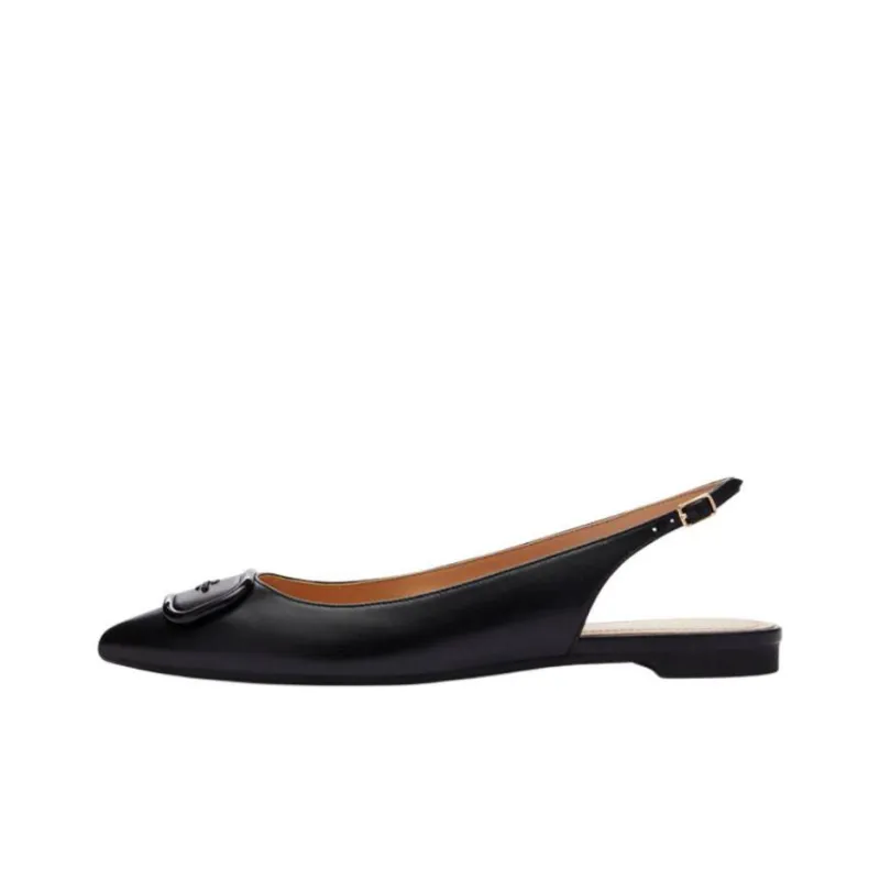 COACH Veda Casual Single Shoes Women's Black-0