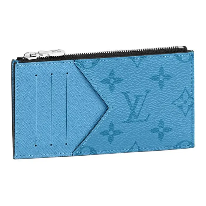 LOUIS VUITTON Coin Card Holder Denim-0