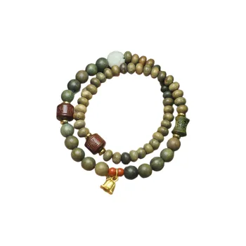 YUGONGYUAN Green Sandalwood Bracelets Unisex