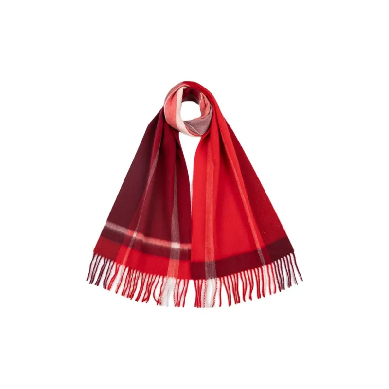 Red Bean 100% Cashmere Knit Scarves Women's-4