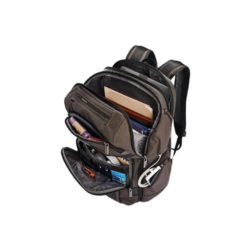SAMSONITE Polyamide Laptop Backpack Men's Brown-4
