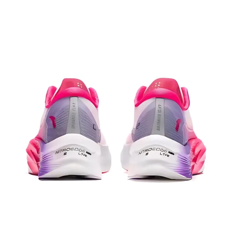 Anta C202 5.0 GT PRO Cushioning Slip Resistant And Abrasion Resistant Low Top Running Shoes Women's White Red Purple-2