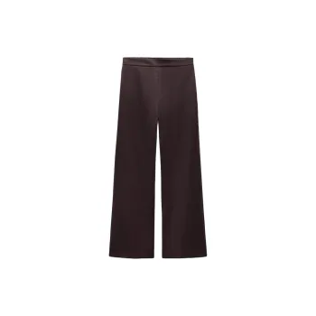 ZARA ZW Series Pajama Pants Women's Brown