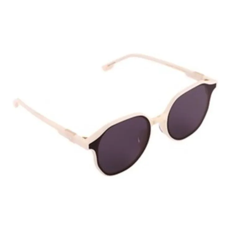 LAPIZ SENSIBLE. Acetate Oval Sunglasses Unisex White-3