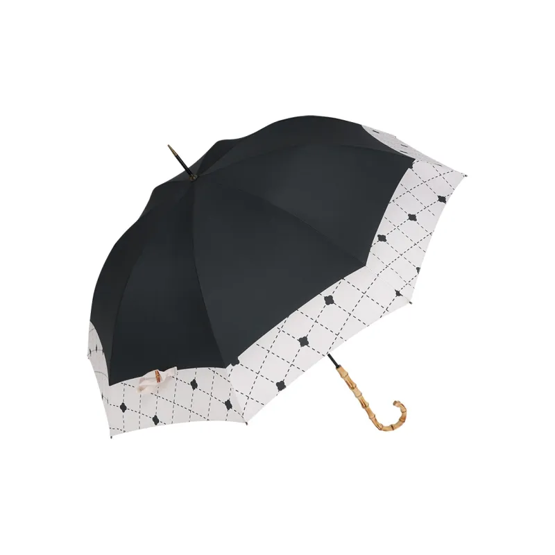 Vonlilienfeld Fei Lude Japanese Style Refreshing Long Handle Umbrella Girl High Value Umbrella Bamboo Curved Handle-6