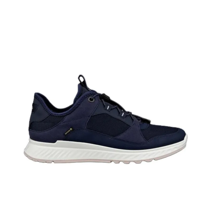 Ecco Exostride Wear Resistant Low Top Casual Shoes Women's Blue-1