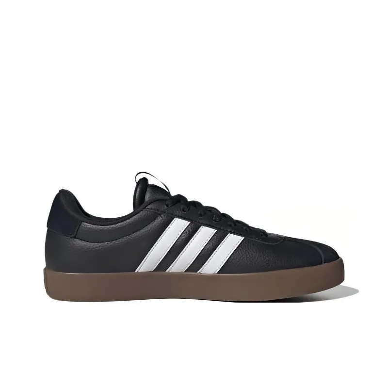 Adidas Vl Court 3.0 Low Core Black Cloud White Gum Women's-1