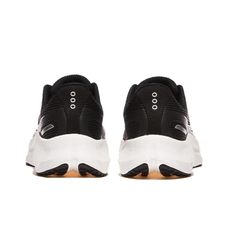 Saucony TIDE 2 Anti Slip Wear Resistant Low Top Casual Running Shoes Unisex Black White-4