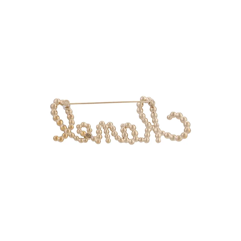 CHANEL 2021 Faux pearl Logo lettering Hair Barrette-1