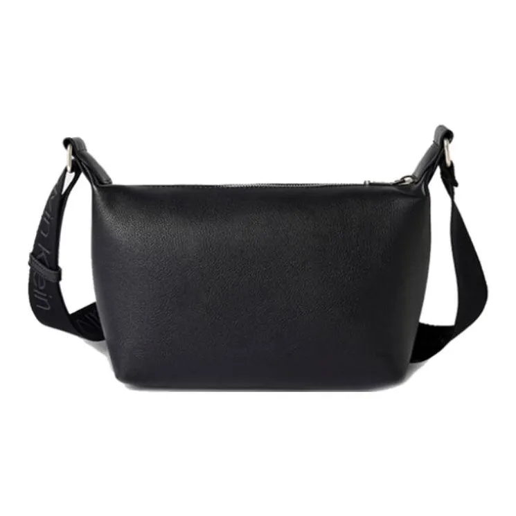 CALVIN KLEIN Polyurethane Shoulder Bag Crossbody Bag Small Size Women's Black-2